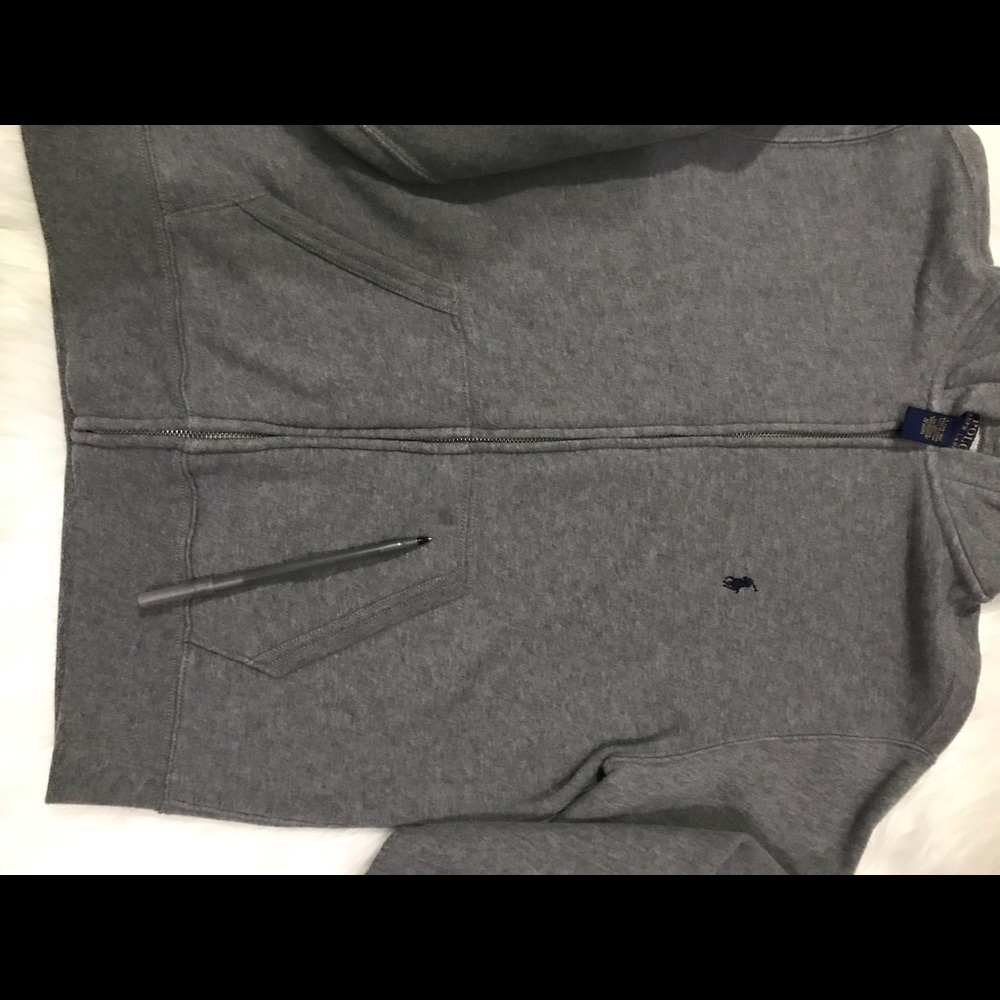 Ralph Lauren Full Zip Fleece Hooded Sweatshirt - Picture 4 of 4